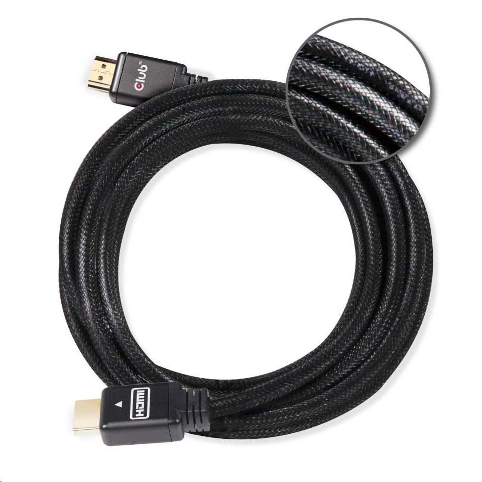 Kábel HDMI Club3D 2.0 aktívny,  vysokorýchlostný 4K UHD,  Redmere (M/ M),  10 m,  28 AWG0 