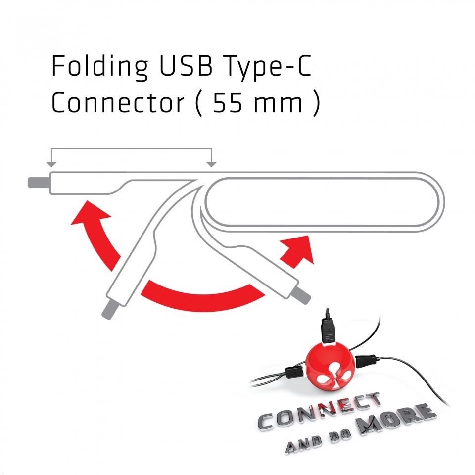 Club3D Mini dokovací stanice USB 3.0 typ C (VGA USB 3.0 USB-C), nabíjecí4 