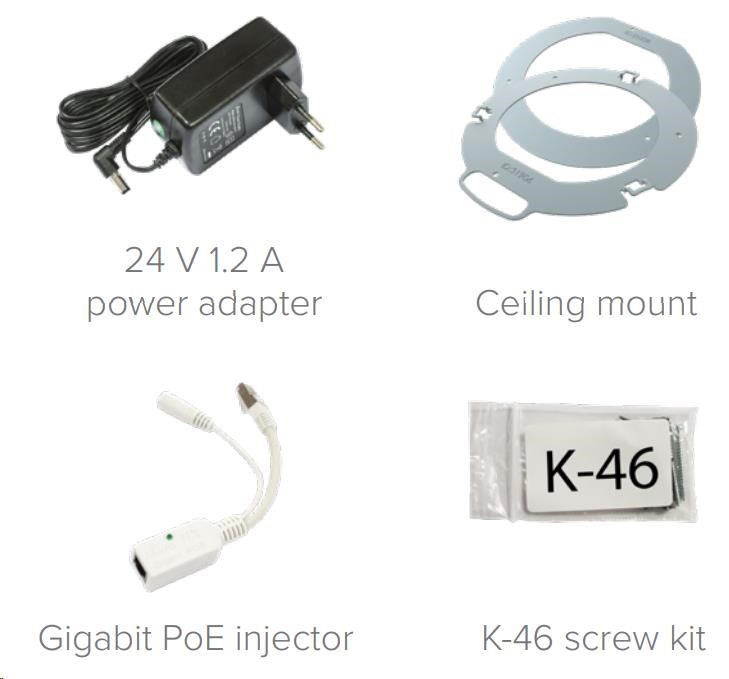 MikroTik cAP ac (RBcAPGi-5acD2nD),  716MHz CPU,  128MB RAM,  2xLAN,  2.4+5GHz,  802.11b/ g/ n/ ac,  PoE 802.3af/ at,  vrátane. Lic3 