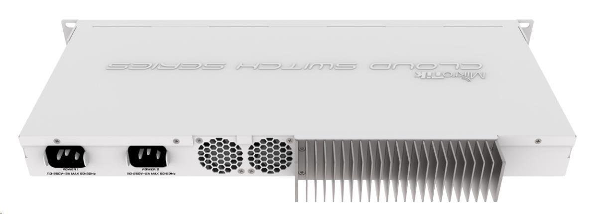 MikroTik Cloud Router Switch CRS317-1G-16S+RM,  dvojjadrový 800MHz CPU,  1GB,  1xGLAN,  16xSFP+ slot,  vrátane. L61 