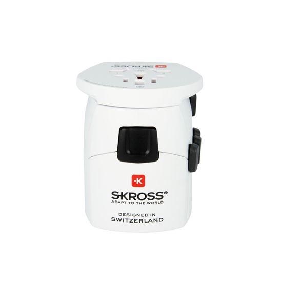 SKROSS cestovní adaptér PRO World, 6.3A max., uzemněný, vč. adaptéru pro ostatní vidlice, univerzální pro celý svět5 