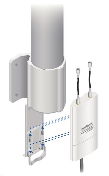 UBNT airMAX všesmerová anténa AMO-2G10 [všesmerová anténa MIMO,  2.4GHz,  10dBi,  raketová súprava]4 