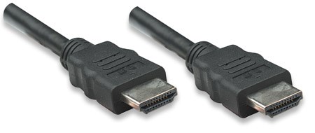 MANHATTAN HDMI kábel s Ethernetom,  HEC,  ARC,  3D,  4K,  tienený,  2 m,  čierny1 