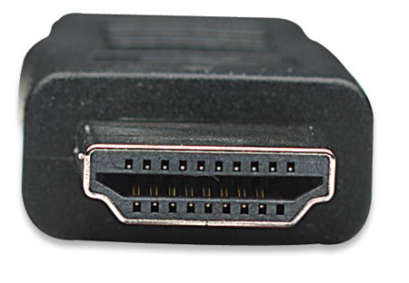 MANHATTAN Vysokorýchlostný kábel HDMI 3D,  Mini HDMI Male to Male,  tienený,  čierny,  1, 8 m1 