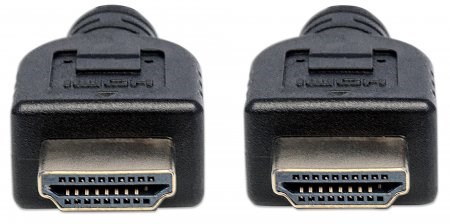 MANHATTAN Nástenný vysokorýchlostný kábel CL3 HDMI s Ethernetom,  HEC,  ARC,  3D,  4K,  tienený,  5 m,  čierny2 