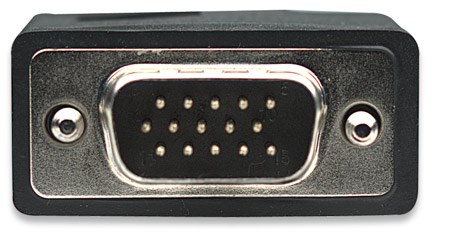 MANHATTAN Kábel SVGA k monitoru s feritovými jadrami,  HD15 Male /  HD15 Male,  1.8 m,  čierna2 