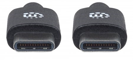 MANHATTAN Hi-Speed USB-C kábel,  Type-C Male to Type-C Male,  2 m,  čierny2 