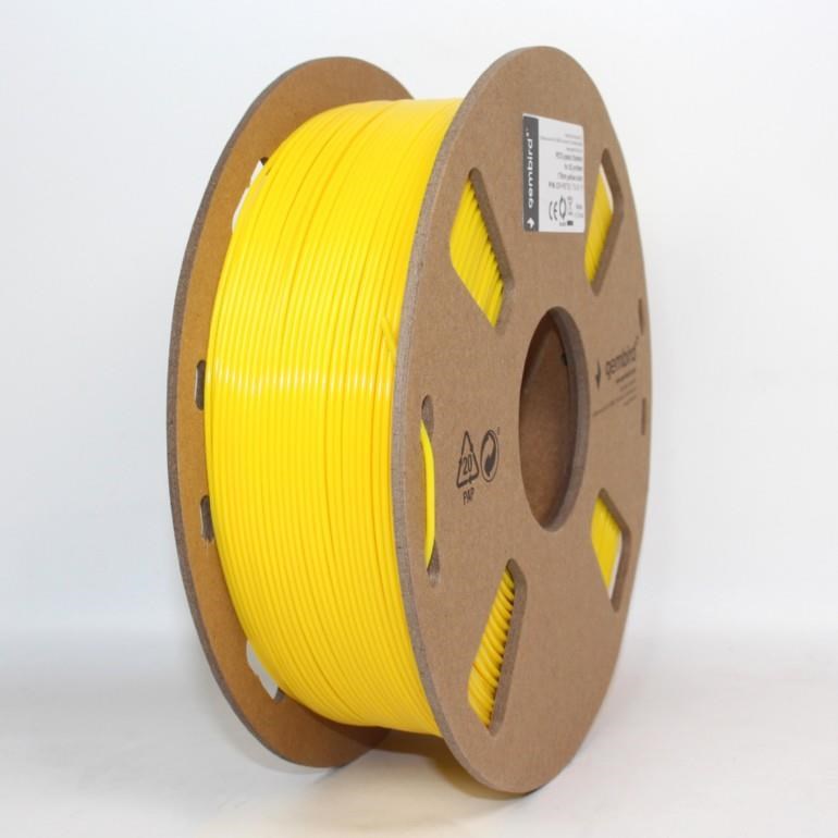 Tlačová struna (filament) GEMBIRD, PETG, 1,75mm, 1kg, žltá0 