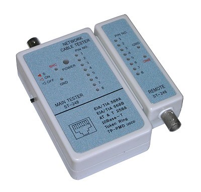 GEMBIRD Eth tester káblov NCT-1 pre RJ45, RG580 