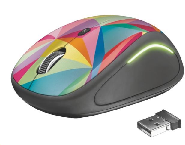 TRUST Yvi Wireless Mouse USB,  geometria5 