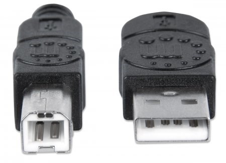 MANHATTAN USB kábel 2.0 Kábel A-B 1, 8 m,  čierny4 