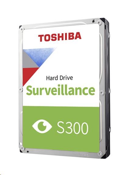 TOSHIBA HDD S300 PRO Surveillance (CMR) 8TB,  SATA III,  7200 otáčok za minútu,  256MB cache,  3, 5