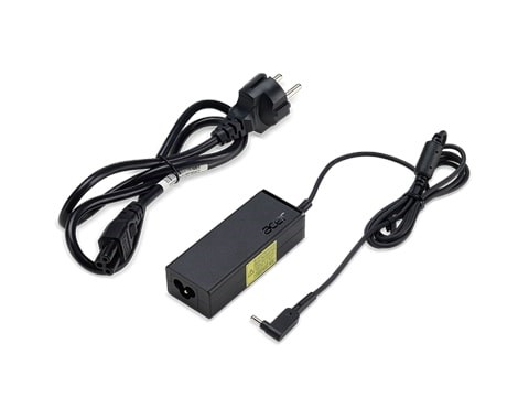 ACER ADAPTÉR 45W_3phy 19V Black EU and UK POWER CORD (Swift 1,  3,  5; Spin 1,  5; TM X3; TM Spin B1; Chromebook 11,  R11, 1 