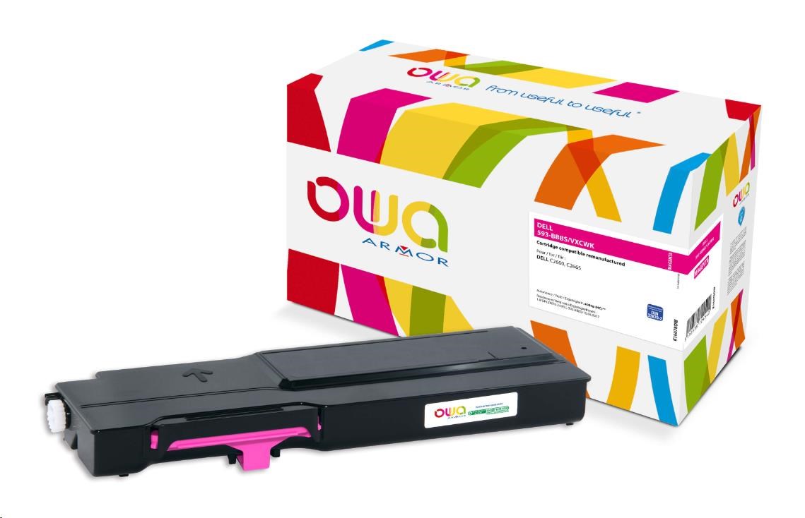 OWA Armor toner pre DELL C2660,  C2665,  4000 strán,  593-BBBS,  červená/ purpurová0 