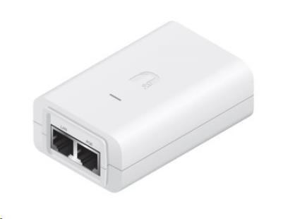 UBNT POE-24-7W-G-WH [Gigabitový PoE adaptér 24V/ 0, 3A (7W),  pre LBE-5AC-Gen2, LBE-5AC-16-120,  vrátane.napájací kábel]0 