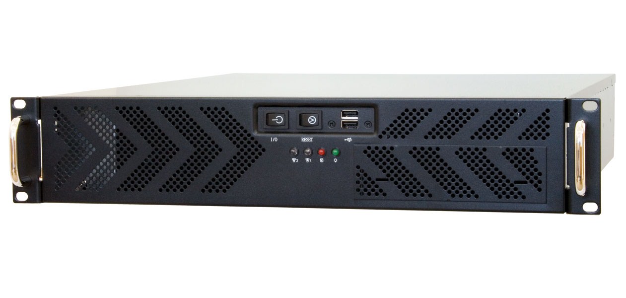 CHIEFTEC Rackmount 2U ATX, UNC-210T-B-U3, 400W, čierna, USB 3.3 