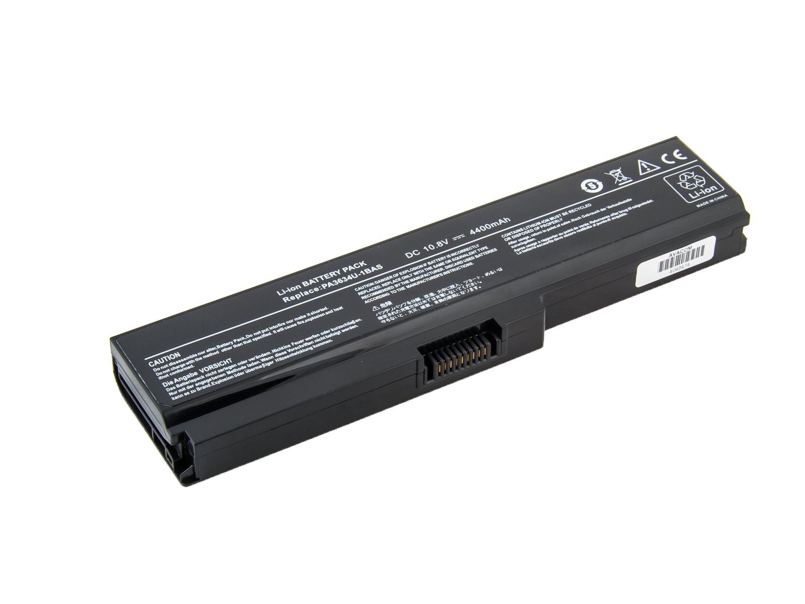 AVACOM batéria pre Toshiba Satellite U400,  M300,  Portege M800 Li-Ion 10, 8V 4400mAh0 