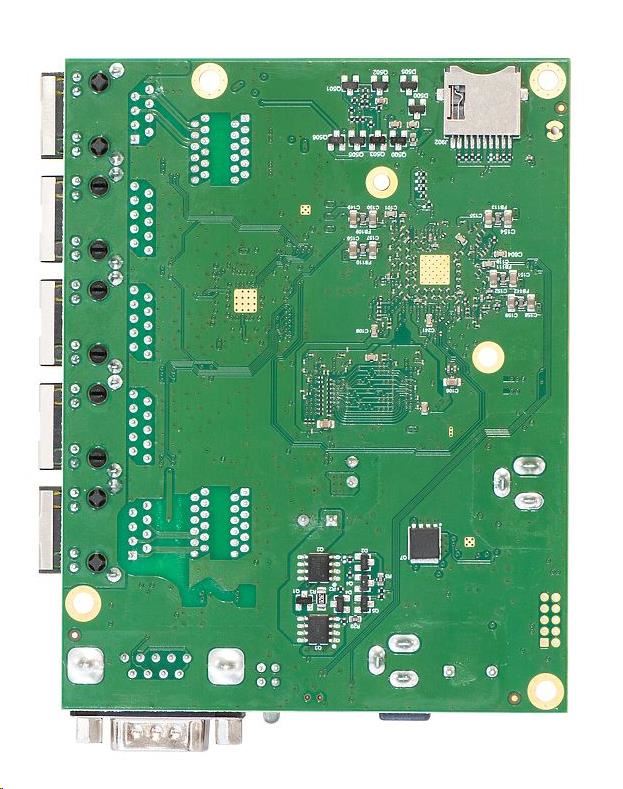MikroTik RouterBOARD RB450Gx4,  štvorjadrový procesor ARM 716MHz,  1GB RAM,  5x LAN,  vrátane. Licencia L51 
