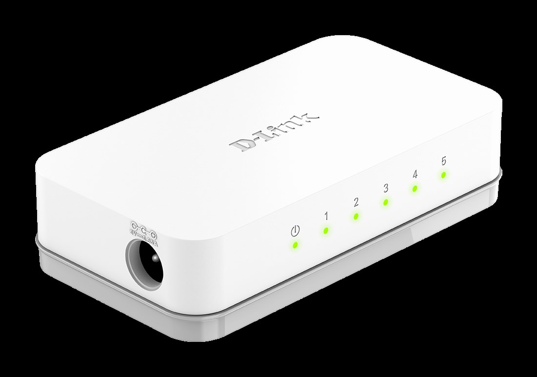 D-Link GO-SW-5E 5portový 10/100 stolový prepínač2 