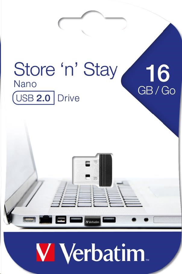VERBATIM Flash disk 16 GB Store "n" Stay Nano5 