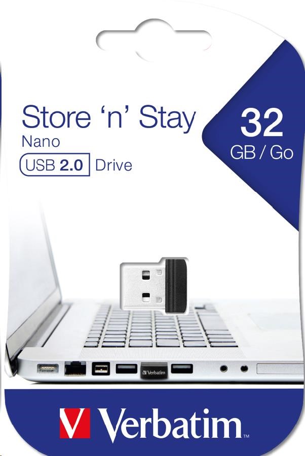VERBATIM Flash disk 32 GB Store "n" Stay Nano6 