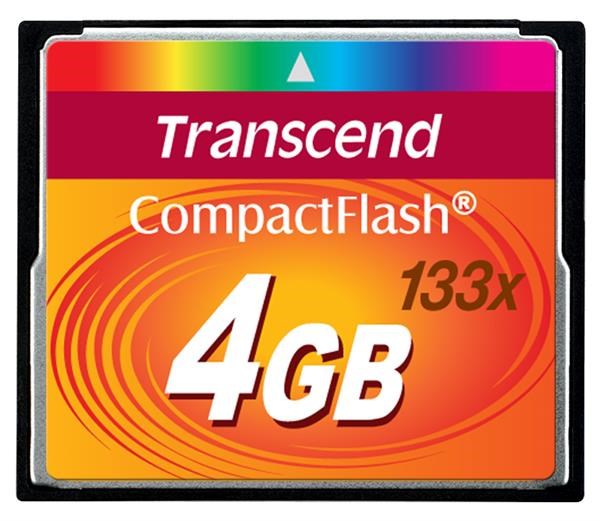 TRANSCEND Compact Flash 4GB (133x)0 