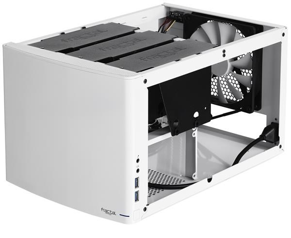 Skriňa FRACTAL DESIGN Node 304 Mini ITX,  biela,  bez zdroja3 