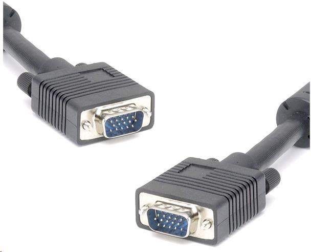 Prepojovací kábel PREMIUMCORD VGA 7 m HQ (HD15M/M, DDC2, 3x koax + 8 žíl, feritové jadrá)0 