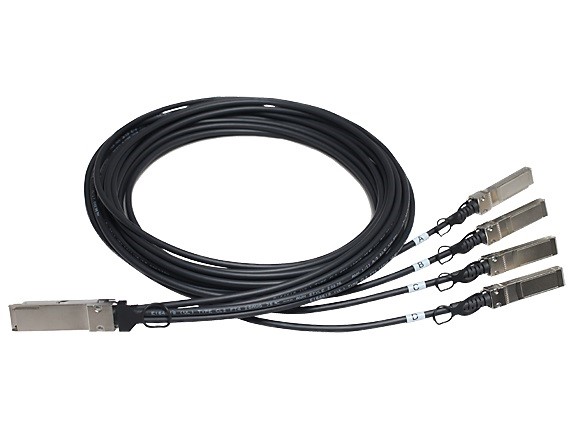 HPE X240 QSFP+ 4x10G SFP+ 1m DAC Cable0 