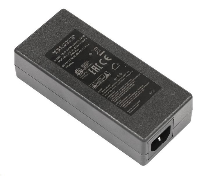 MikroTik 48V2A96W - napájecí adaptér 48V,  2A,  napájecí kabel0 