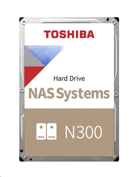 TOSHIBA HDD N300 NAS 10TB,  SATA III,  7200 otáčok za minútu,  256MB cache,  3, 5