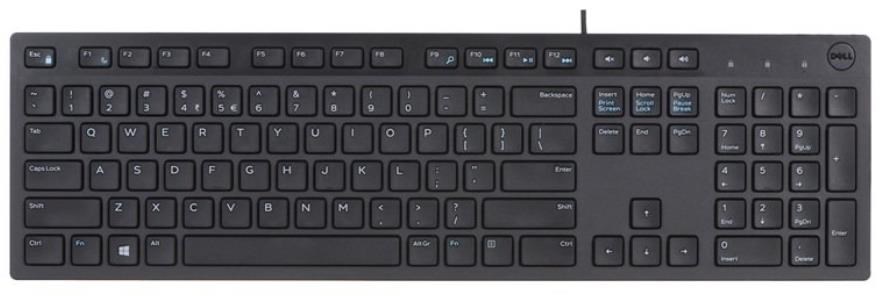 DELL Multimedia Keyboard-KB216 - US International (QWERTY) - Black (RTL BOX)0 