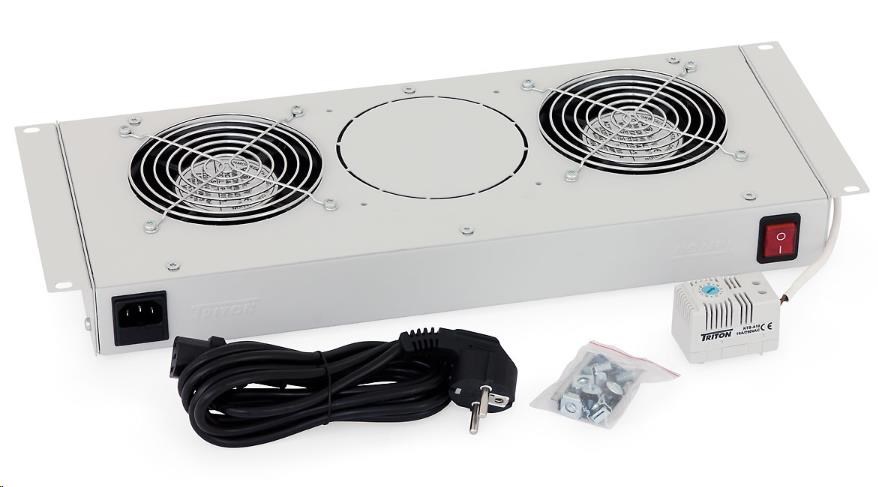 TRITON Ventilačná jednotka spodná (horná) pre RBA-A6,  RUA-1V-230V/ 45W termostat,  sivá0 