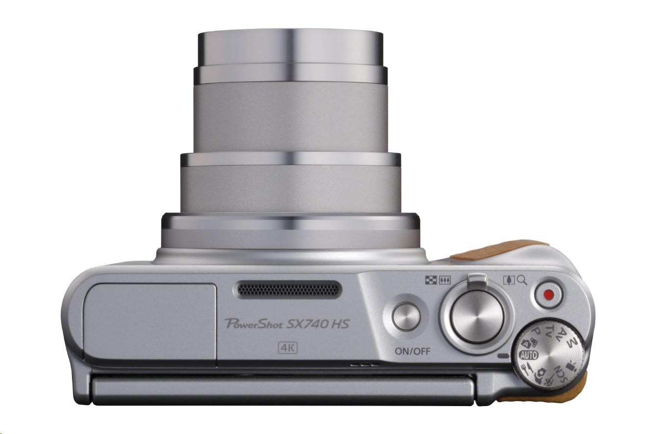 Canon PowerShot SX740 HS,  20.3Mpix,  40x zoom,  WiFi,  4K video - stříbrný2 