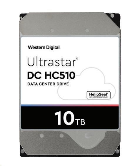 Western Digital Ultrastar® HDD 10TB (HUH721010ALE601) DC HC510 3.5in 26.1MM 256MB 7200RPM SATA 512E SED0 