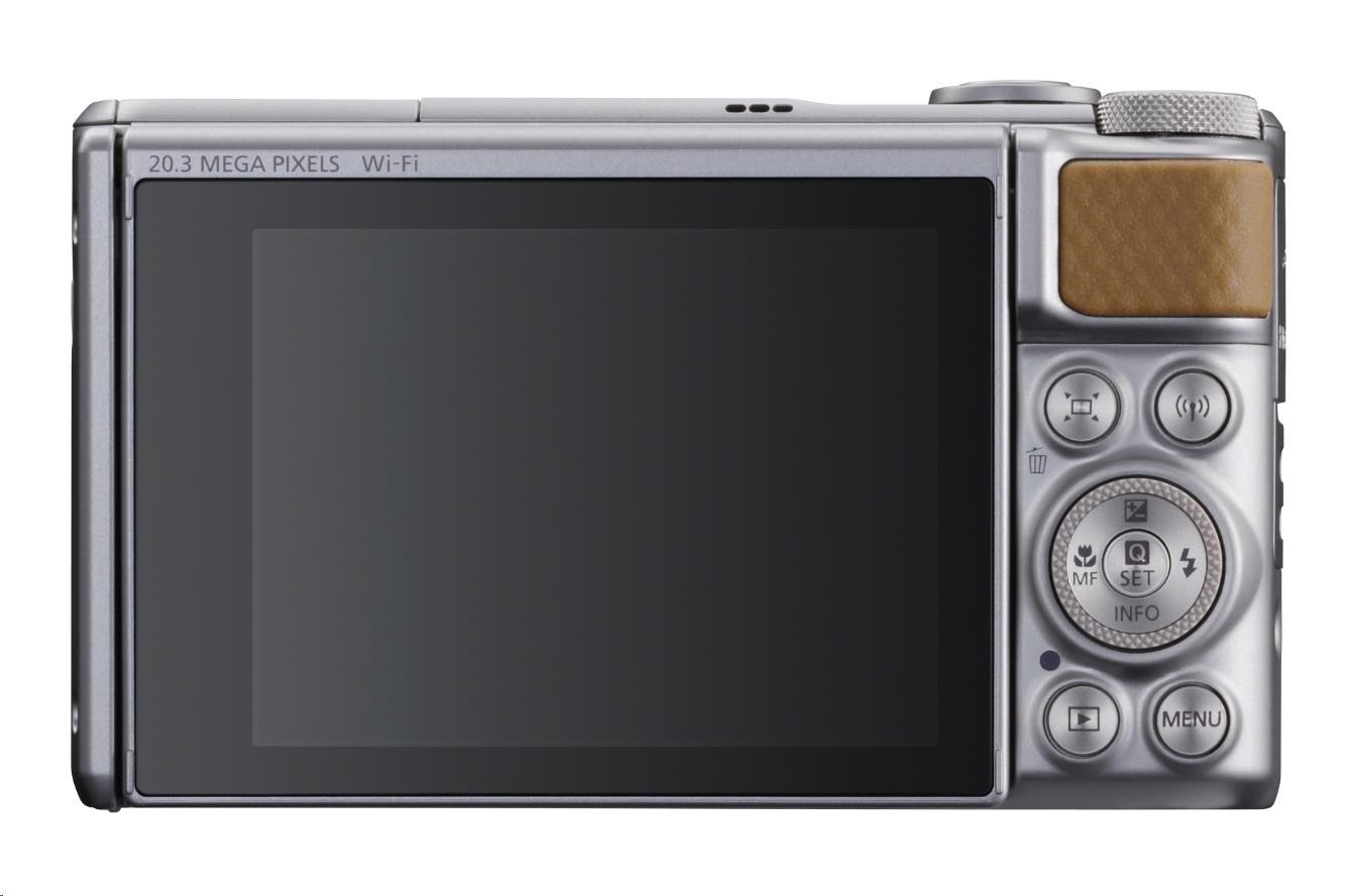 Canon PowerShot SX740 HS,  20.3Mpix,  40x zoom,  WiFi,  4K video - stříbrný - Travel kit2 