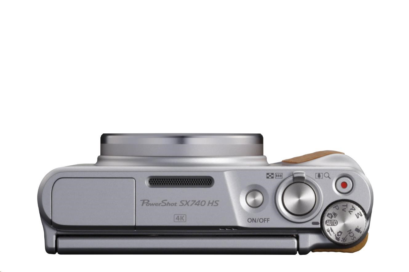 Canon PowerShot SX740 HS,  20.3Mpix,  40x zoom,  WiFi,  4K video - stříbrný - Travel kit4 