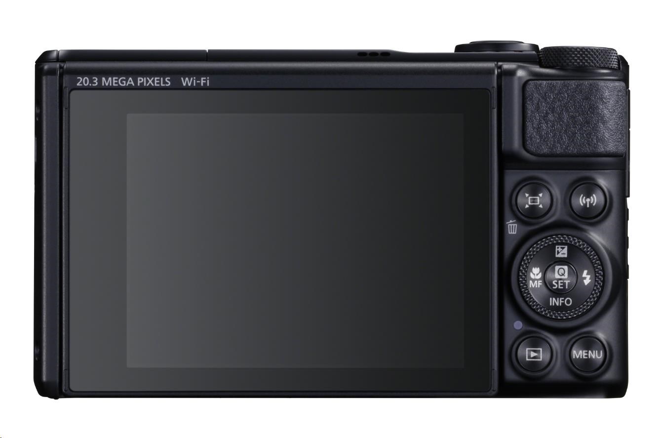 Canon PowerShot SX740 HS,  20.3Mpix,  40x zoom,  WiFi,  4K video - černý - Travel Kit1 