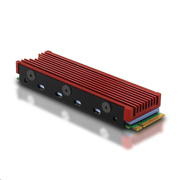 AXAGON CLR-M2,  hliníkový pasívny chladič pre jedno aj obojstranný M.2 SSD disk,  výška 12 mm8 