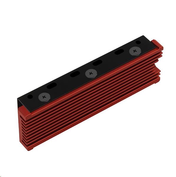 AXAGON CLR-M2,  hliníkový pasívny chladič pre jedno aj obojstranný M.2 SSD disk,  výška 12 mm3 