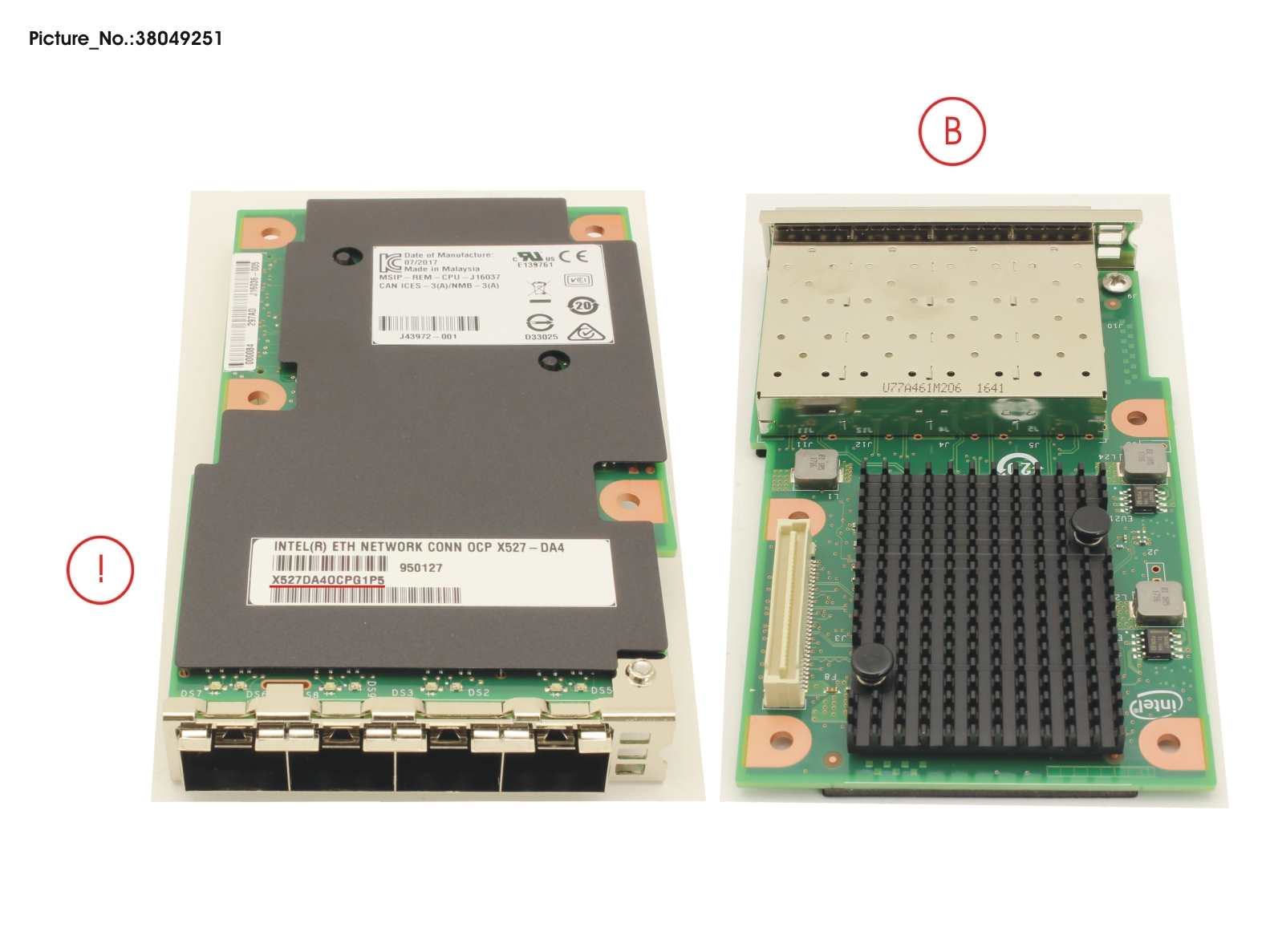 Sieťové pripojenie Intel Ethernet OCP X527-DA40 