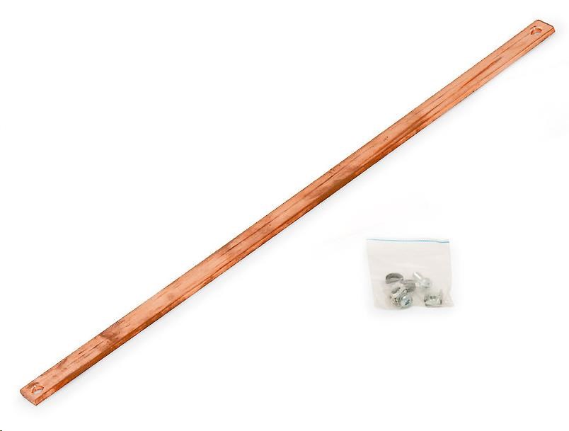 TRITON Uzemňovacia lišta 27U (1200mm),  meď 5x20mm1 