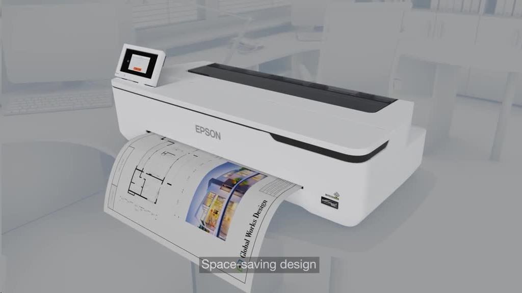 Atrament do tlačiarne EPSON SureColor SC-T5100N, 4 farby, A0, 2400x1200 dpi, USB 3.0, LAN, WIFI, Ethernet,2 