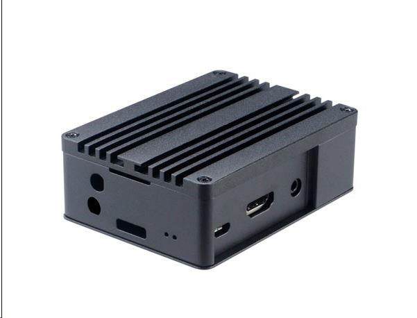 AKASA box pre Raspbery Pi 3 Model B/ B+,  Pi2 Model B,  Asus Tinker/ S,  bez ventilátora,  hliníkový,  s tepelnými modulmi,  či3 