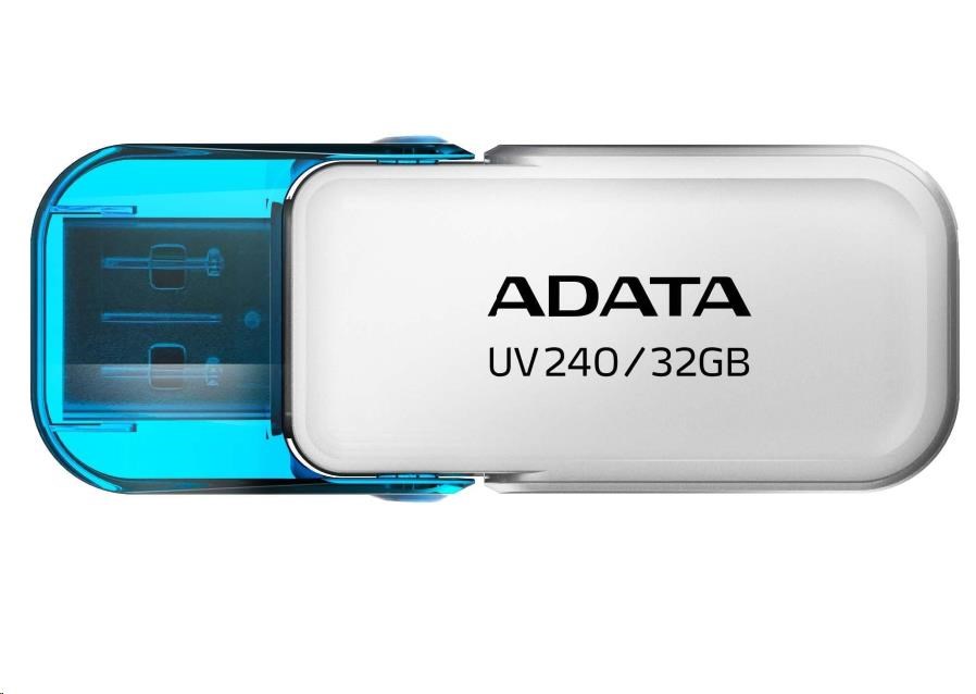 ADATA Flash disk 32GB UV240,  USB 2.0 Dash Drive,  biela1 