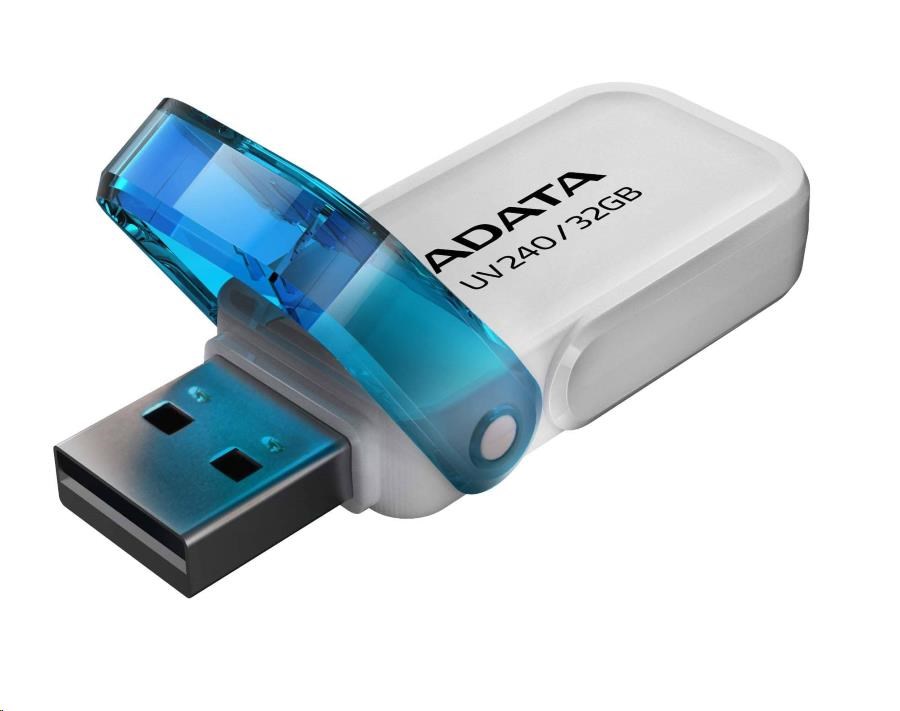 ADATA Flash disk 32GB UV240,  USB 2.0 Dash Drive,  biela2 