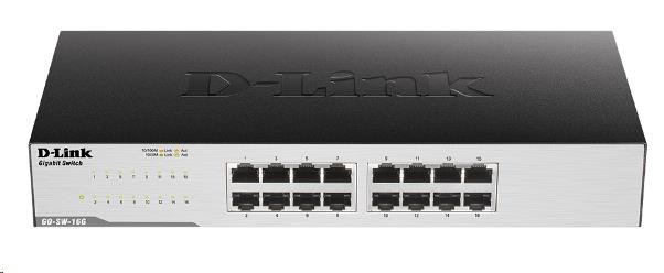 D-Link GO-SW-16G 16-portový GIGABIT EASY DESKTOP SWITCH0 
