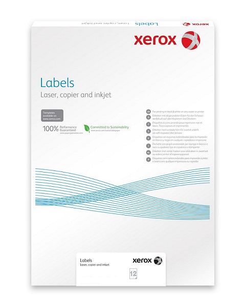 Xerox PNT Label - lesklá biela (229g/ 250 listov,  SRA3)0 