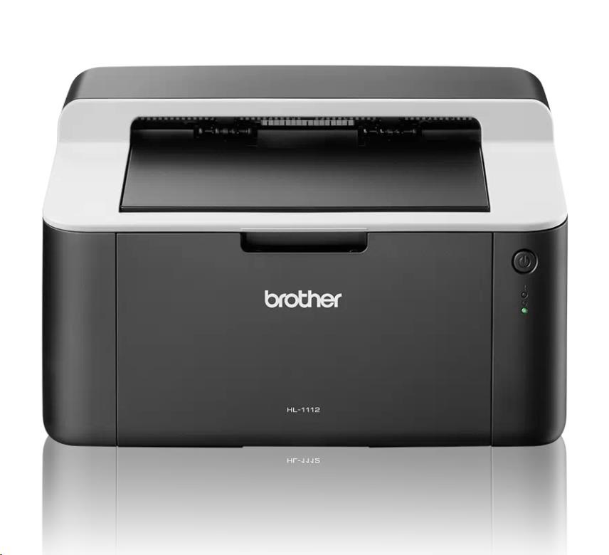 Čiernobiela laserová tlačiareň BROTHER HL-1112E - A4,  20 str./ min,  600x600,  1MB,  GDI,  USB 2.0,  čierna0 