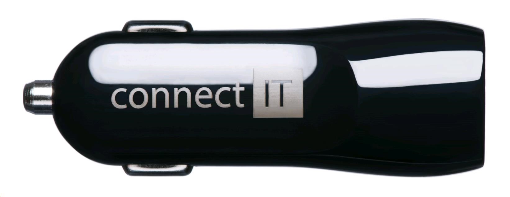 Univerzálna nabíjačka do auta CONNECT IT USB PREMIUM (2x USB 3, 1A a 1A.,  adaptér do auta CL)2 